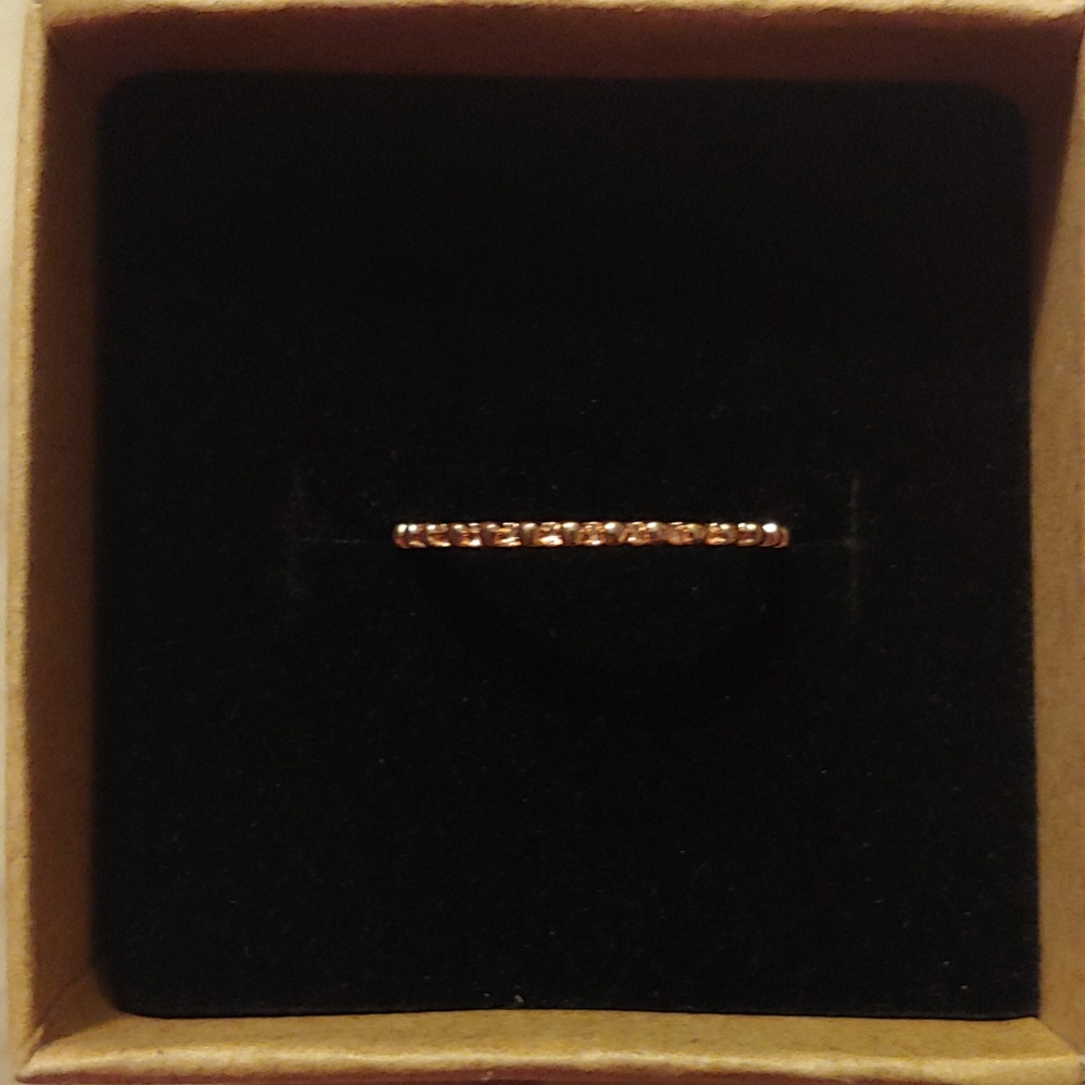 Rose Gold Band Size 7